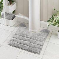 Luxury Cotton Textured Stripe Pedestal Mat