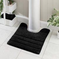 Luxury Cotton Textured Stripe Pedestal Mat