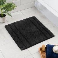 Luxury Cotton Textured Stripe Shower Mat