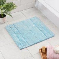 Luxury Cotton Textured Stripe Shower Mat