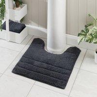 Luxury Cotton Textured Stripe Pedestal Mat