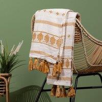 Pangea Cotton Throw Blanket 125cm x 150cm