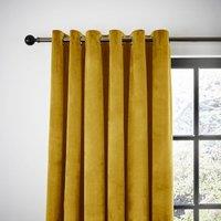 Recycled Velour Eyelet Curtains