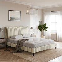 Skylar Folkstone Stripe Pillow Back Bed Frame