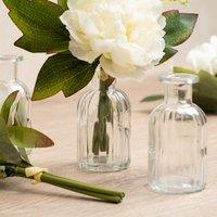 Set of 6 Glass Bud Vases