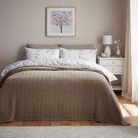 Chenille Textured Throw Blanket 235cm x 235cm