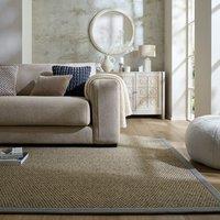 Sisal Look Washable Border Rug