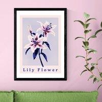 East End Prints Lily Flower Print