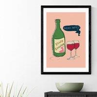 East End Prints Wine Not Print