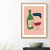 East End Prints Wine Not Print