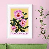 East End Prints Pansy Flowers Print