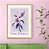 East End Prints Lily Flower Print