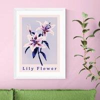 East End Prints Lily Flower Print