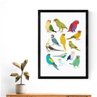 East End Prints Parrots Print