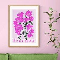 East End Prints Freesias Print