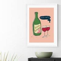 East End Prints Wine Not Print