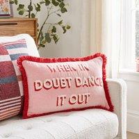 When in Doubt Dance Rectangle Cushion