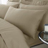 Hotel Cotton 230 Thread Count Sateen Standard Pillowcase Pair