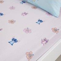Disney Stitch Ombre 100% Cotton Fitted Bed Sheet