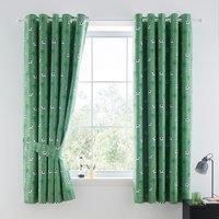 Football Pitch Blackout Eyelet Curtains