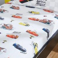 Pixar Cars 100% Cotton Fitted Bed Sheet