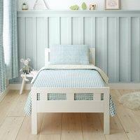 Green Gingham Duvet Cover & Pillowcase Set