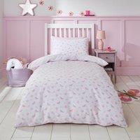 Butterfly Seersucker 100% Cotton Duvet Cover & Pillowcase Set