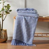 Catherine Lansfield Stab Stitch Throw Blanket 125cm x 150cm