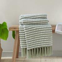 Catherine Lansfield Stab Stitch Throw Blanket 125cm x 150cm