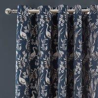 Mai Heron Blackout Eyelet Curtains