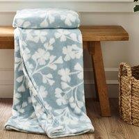 Catherine Lansfield Brooke Floral Fleece Throw Blanket 200cm x 240cm