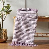 Catherine Lansfield Stab Stitch Throw Blanket 125cm x 150cm