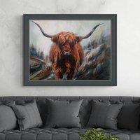 Highland Cow Framed Print