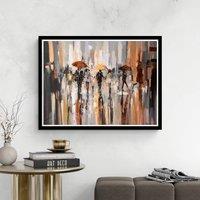 City Streets Framed Print