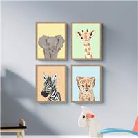 Set of 4 Little Explorers Framed Prints