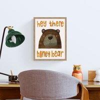 Hey There Honeybear Framed Print