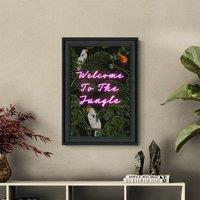 Welcome To The Jungle Framed Print