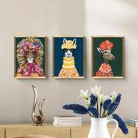 Set of 3 Fashionista Framed Prints