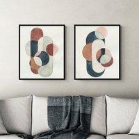 Set of 2 Loops Bounds Framed Prints