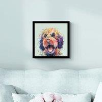 Cuddles Cockapoo Framed Print
