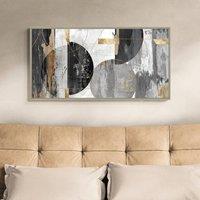 Floating Forms Framed Canvas