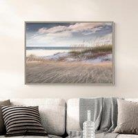 Amongst The Sea Grasses Framed Canvas
