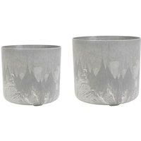 Set of 2 Celine Recycled Plant Pots