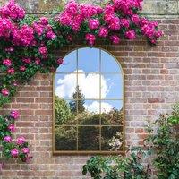 Arcus Arched Window Indoor Outdoor Full Length Wall Mirror