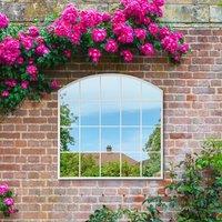 Arcus Arched Window Square Indoor Outdoor Wall Mirror