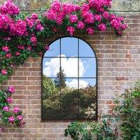 Arcus Arched Window Indoor Outdoor Full Length Wall Mirror