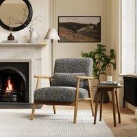 Alpine Speckled Boucle Spindle Chair