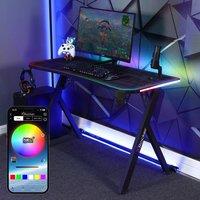 X Rocker Lumio Compact LED Gaming Desk
