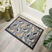 Marvel Multicoloured Cats Washable Doormat