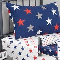 Catherine Lansfield Stripes And Stars Fitted Sheet
